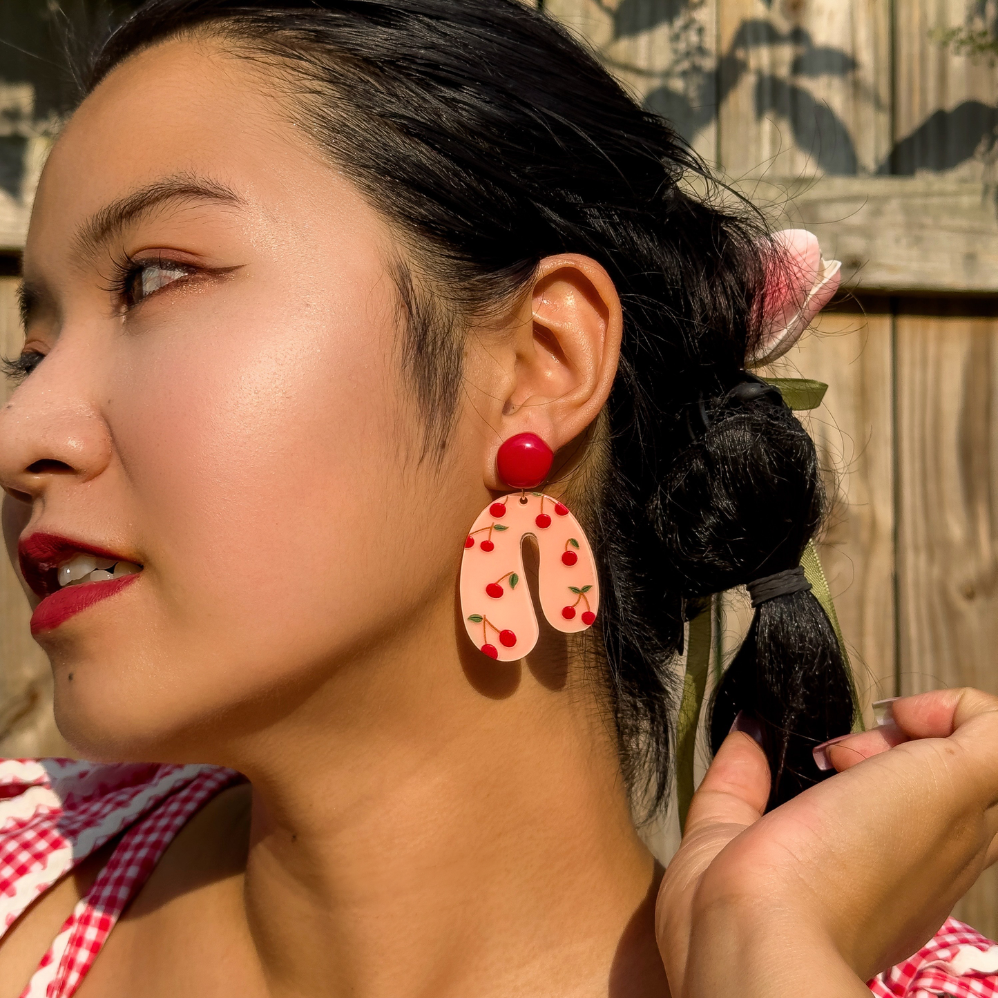 Cherry U' Earrings