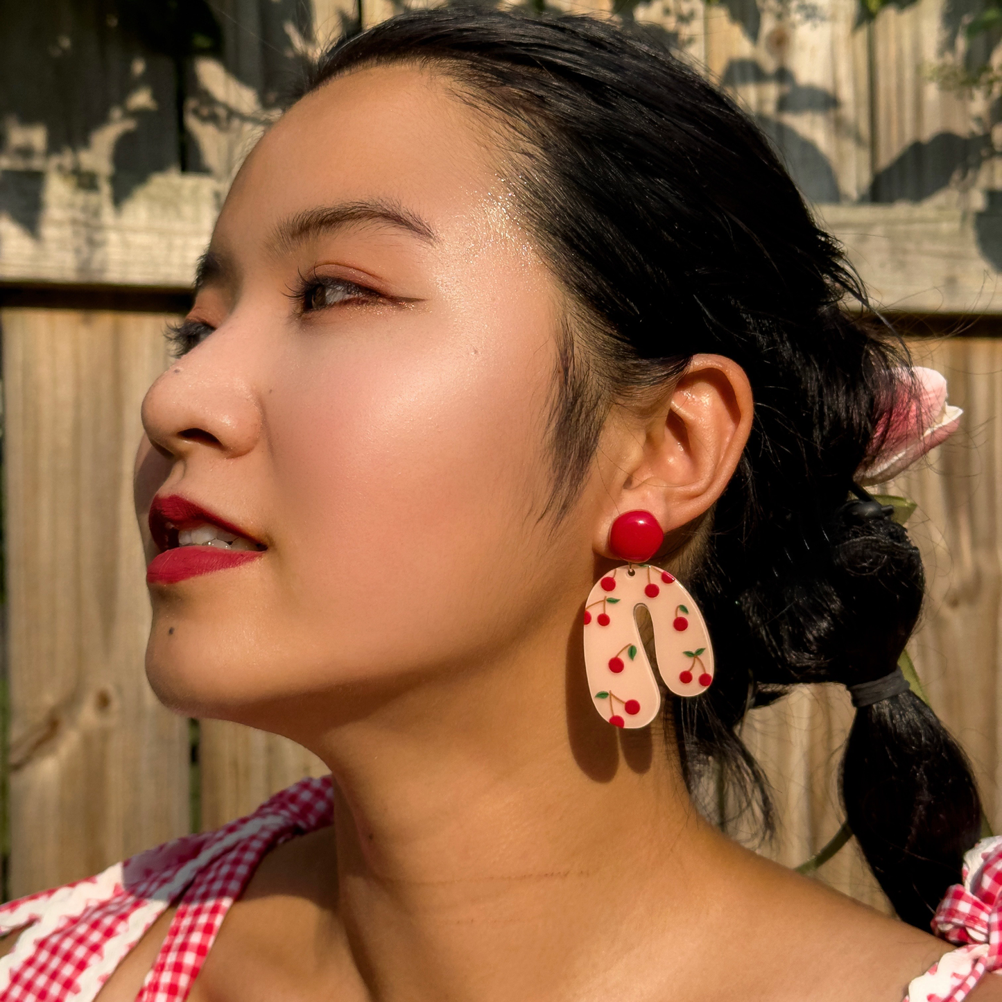 Cherry U' Earrings