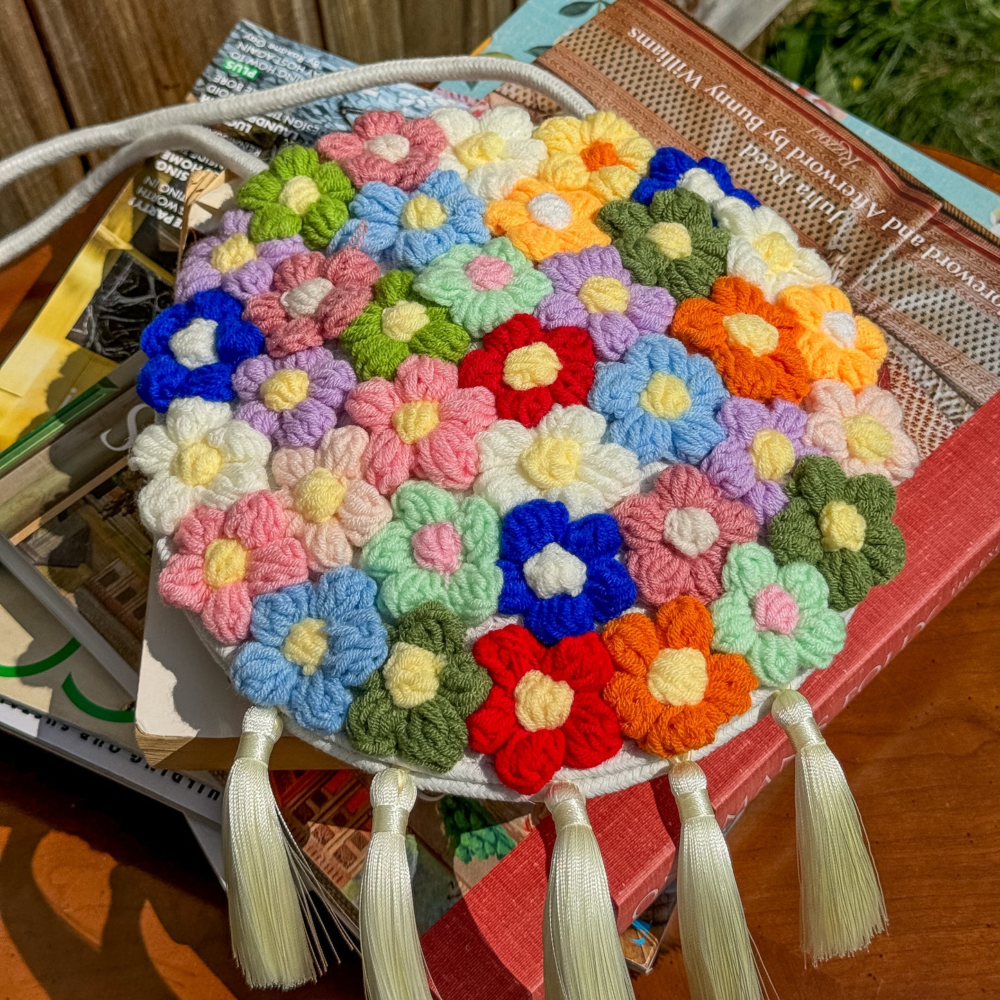 Full Blossom Crochet Flower Bag