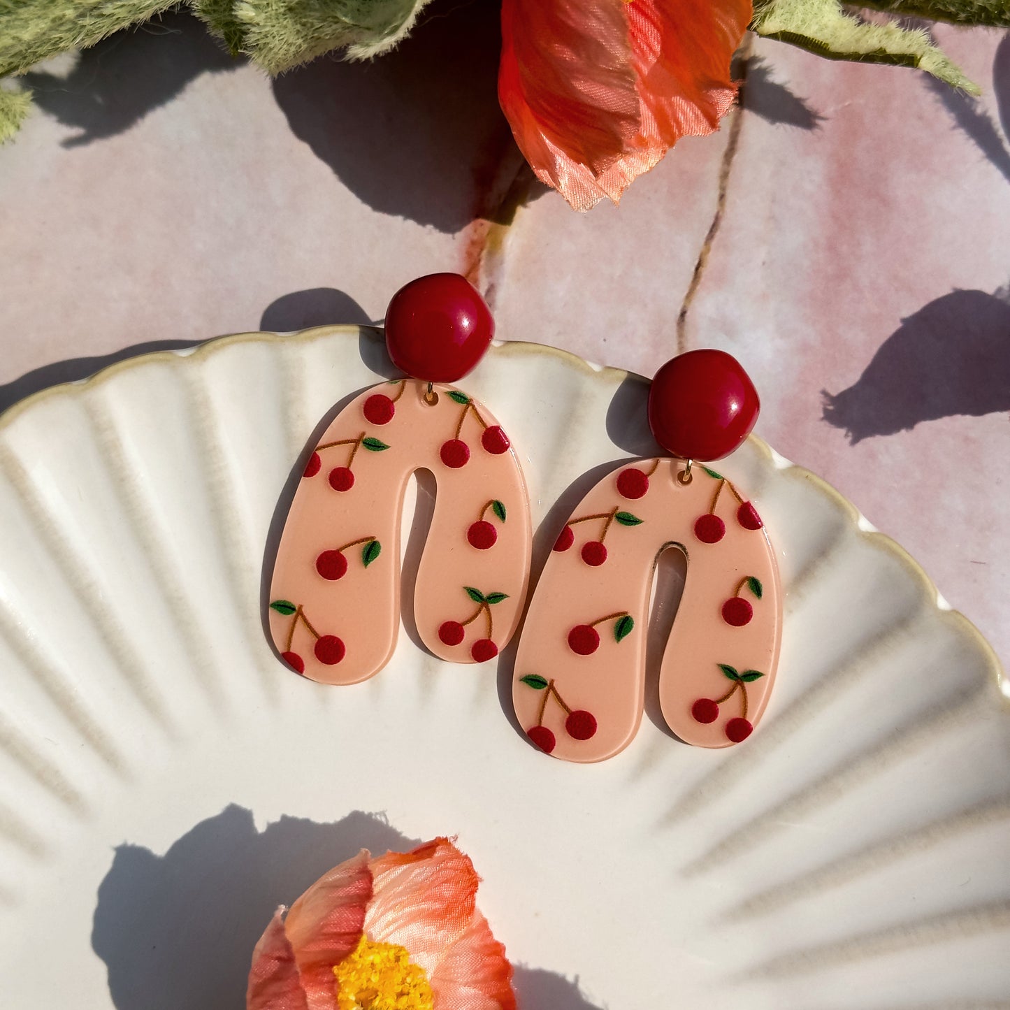 Cherry U' Earrings