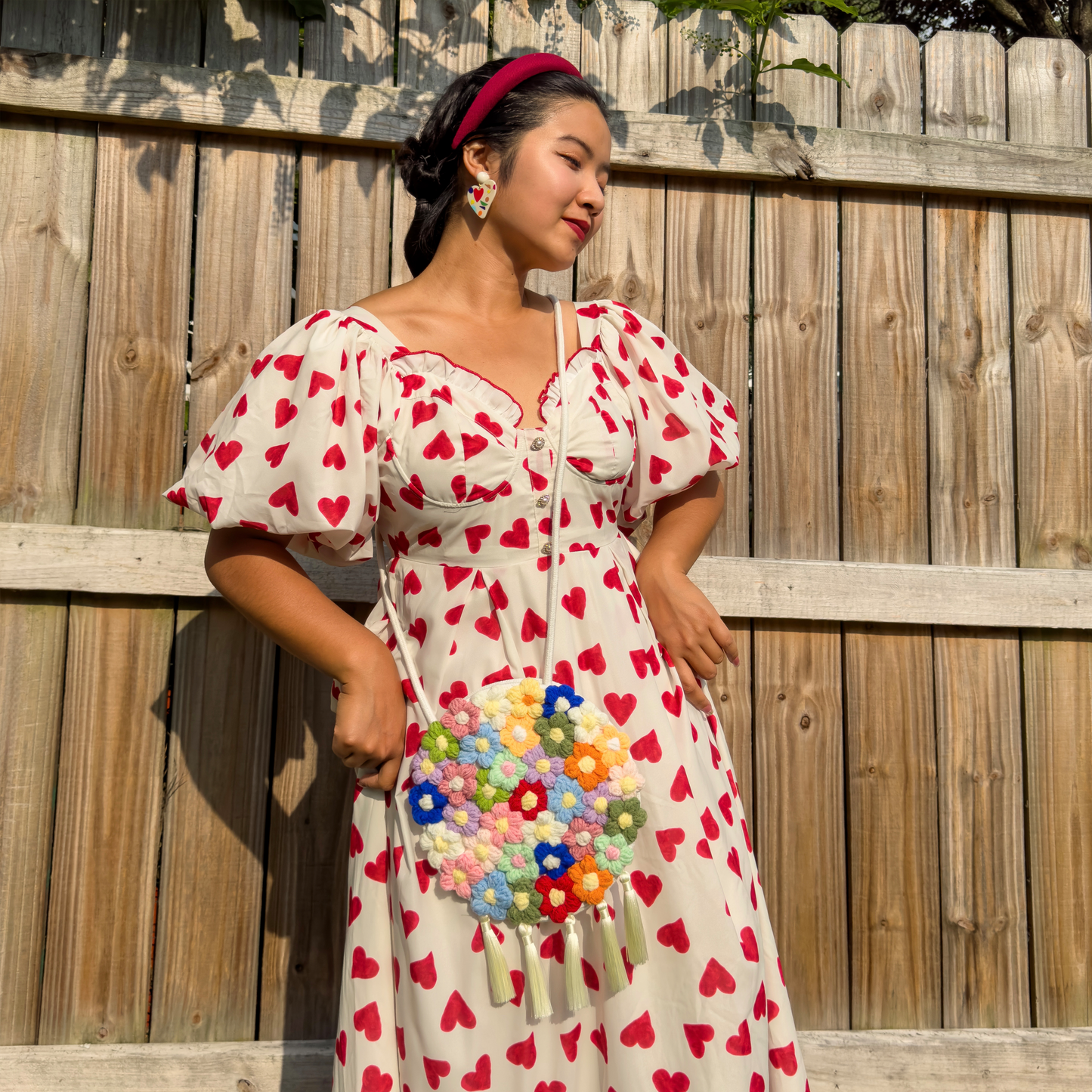 Full Blossom Crochet Flower Bag