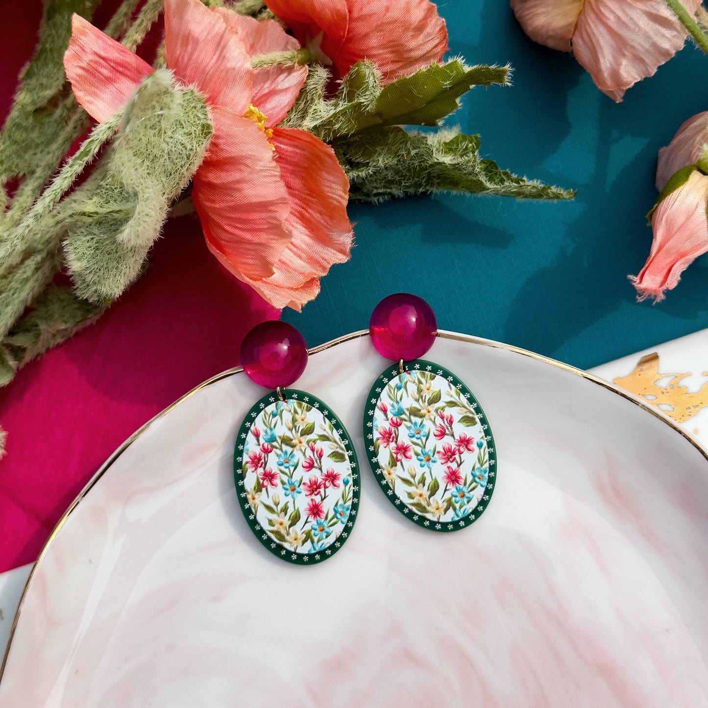 Vintage Garden Earrings