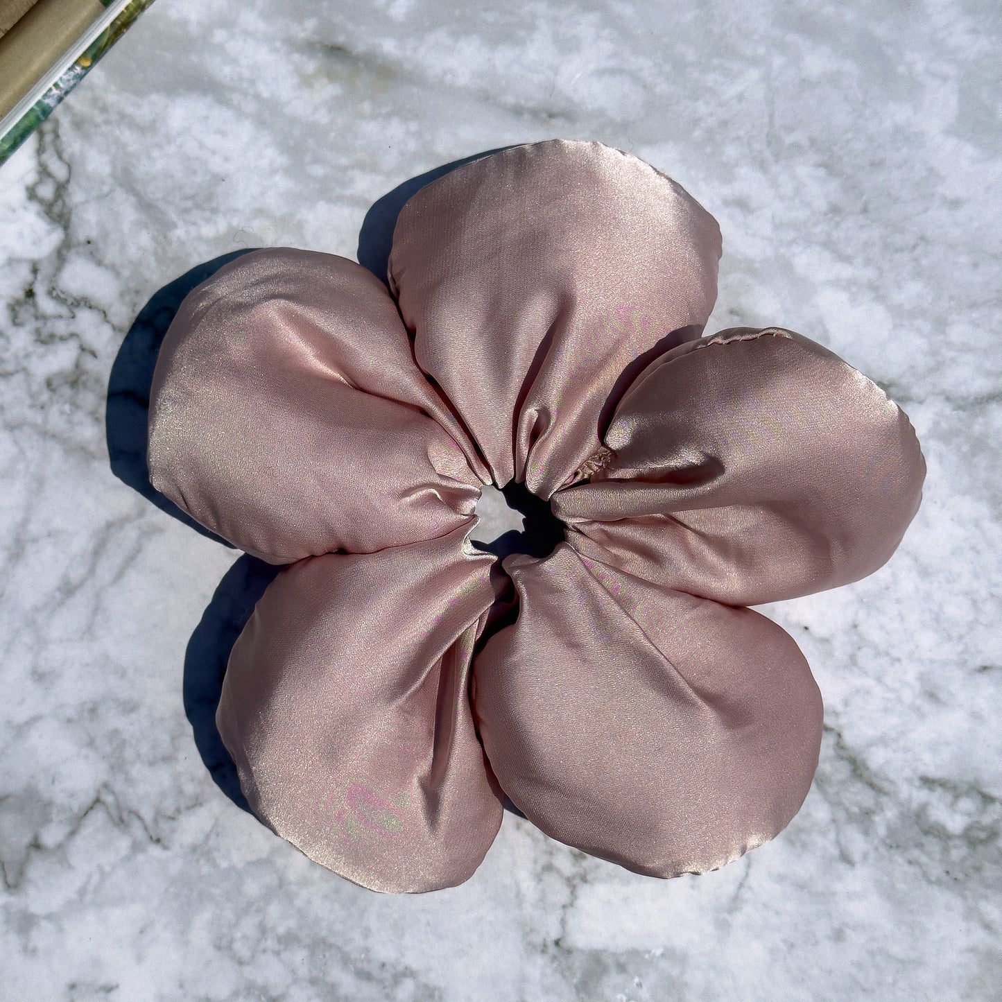 Puffy Flower Scrunchie