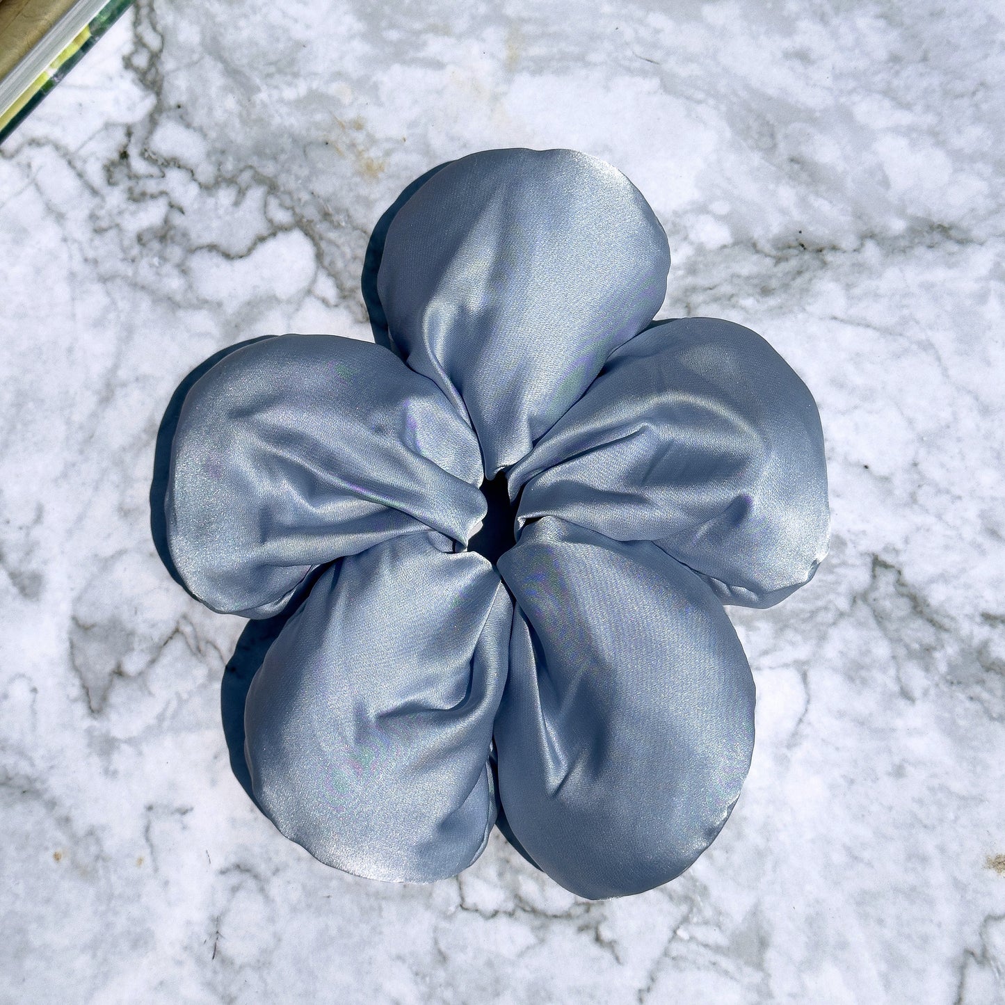 Puffy Flower Scrunchie