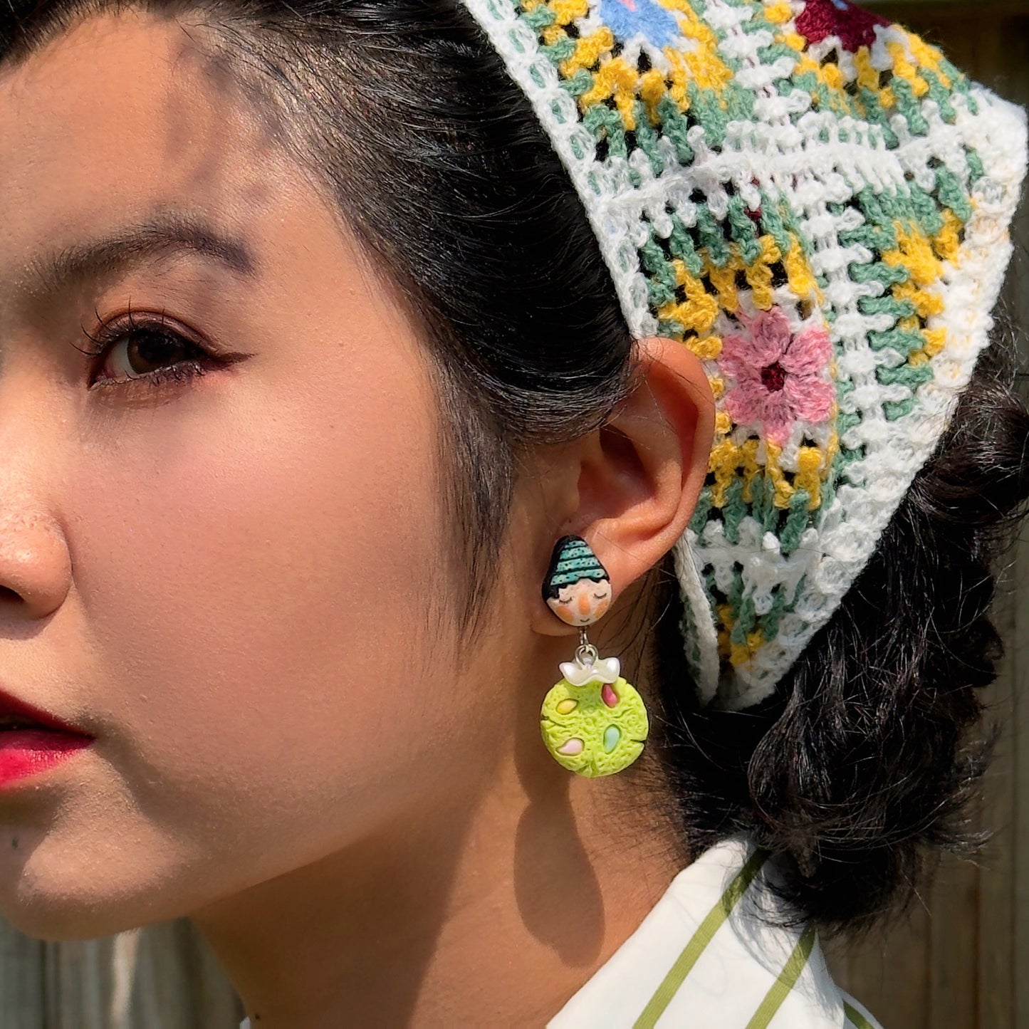 Whimsical Doll Earrings